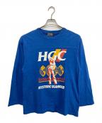 Hysteric Glamourヒステリックグラマー）の古着「長袖Tシャツ」｜ブルー