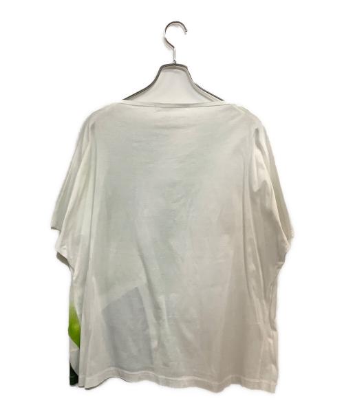 JUNYA WATANABE COMME des GARCONS（(ジュンヤワタナベ コムデギャルソン）JUNYA WATANABE COMME des GARCONS ((ジュンヤワタナベ コムデギャルソン) '00s ドルマンスリーブTシャツ ホワイト×グリーン サイズ:SIZE Sの古着・服飾アイテム