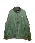 THE NORTH FACEザ ノース フェイス）の古着「パデッドボンバージャケット」｜オリーブ