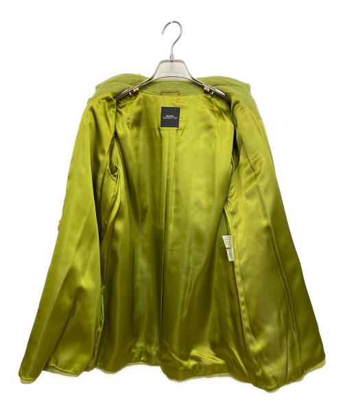 MAXMARA WEEKEND LINE（マックスマーラウィークエンドライン）MAXMARA WEEKEND LINE (マックスマーラウィークエンドライン) ジャカードミドルコート グリーン サイズ:SIZE 42の古着・服飾アイテム