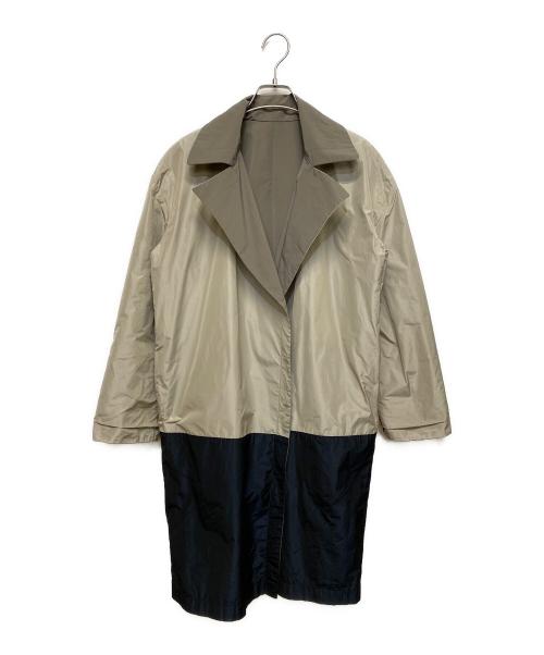 MaxMara（マックスマーラ）MaxMara (マックスマーラ) リバーシブルスプリングコート グレー×グレージュ サイズ:SIZE 36の古着・服飾アイテム