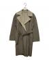 MaxMara（マックスマーラ）の古着「リバーシブルスプリングコート」｜グレー×グレージュ