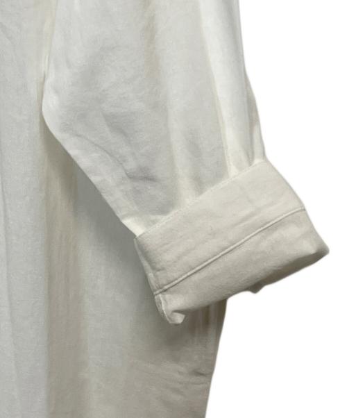 soulberry（ソウルベリー）soulberry (ソウルベリー) 24SS デニムと着るレースのスリットワンピース オフホワイト サイズ:SIZE L 未使用品の古着・服飾アイテム