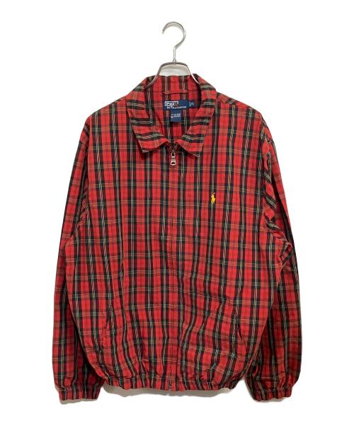POLO RALPH LAUREN（ポロ・ラルフローレン）POLO RALPH LAUREN (ポロ・ラルフローレン) ビッグジャケット レッド×ブラック サイズ:SIZE XL (US)の古着・服飾アイテム