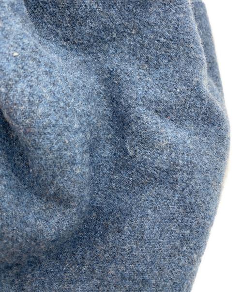 Acne studios（アクネ ストゥディオズ）Acne studios (アクネ ストゥディオズ) フリンジウールスカーフ ネイビーの古着・服飾アイテム
