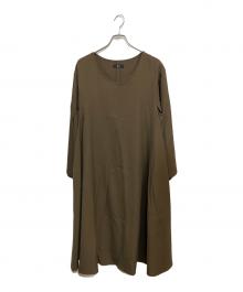 Y's（ワイズ）の古着「ウール フレアパンピース」｜オリーブ
