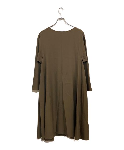 Y's（ワイズ）Y's (ワイズ) ウール フレアパンピース オリーブ サイズ:SIZE Freeの古着・服飾アイテム