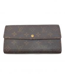 LOUIS VUITTON（ルイ ヴィトン）の古着「長財布」｜ブラウン