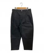 EVISEN SKATEBOARDSエビセン スケートボード）の古着「TWILL BOHEMIAN PANTS」｜ブラック