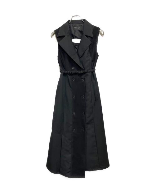 UNITED TOKYO（ユナイテッドトーキョー）UNITED TOKYO (ユナイテッドトーキョー) ノースリーブ・キャミソールワンピース ブラック サイズ:size1の古着・服飾アイテム