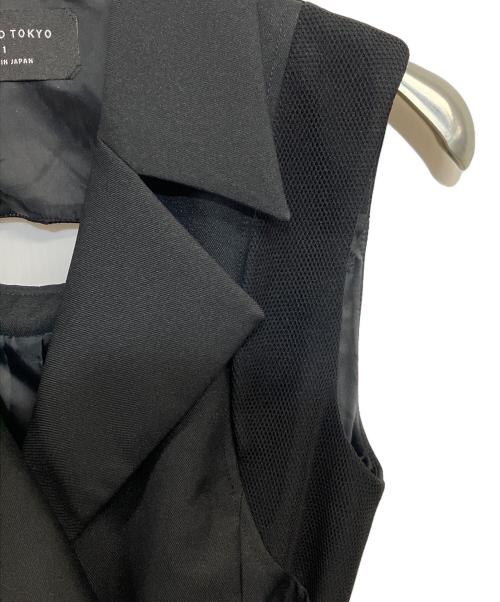 UNITED TOKYO（ユナイテッドトーキョー）UNITED TOKYO (ユナイテッドトーキョー) ノースリーブ・キャミソールワンピース ブラック サイズ:size1の古着・服飾アイテム