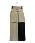 UNITED TOKYO (ユナイテッドトーキョー) 23AW テーラータイトスカート ベージュ×ブラック サイズ:SIZE 1 (S)：5000円