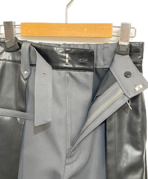 UNITED TOKYO（ユナイテッドトーキョー）UNITED TOKYO (ユナイテッドトーキョー) 23AW バイカラーコンビパンツ ブラック×グレー サイズ:SIZE 1 (S)の古着・服飾アイテム