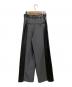 UNITED TOKYO (ユナイテッドトーキョー) 23AW バイカラーコンビパンツ ブラック×グレー サイズ:SIZE 1 (S)：5000円