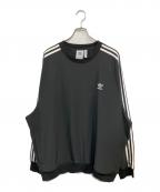 adidas Originalsアディダスオリジナル）の古着「プルオーバー トラックトップ」｜ブラック