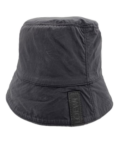 LOEWE（ロエベ）LOEWE (ロエベ) リバーシブルバケットハット ブラックの古着・服飾アイテム