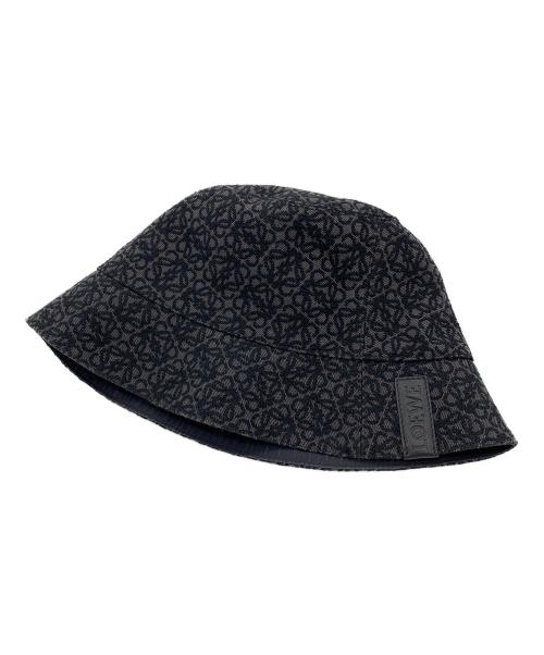 LOEWE（ロエベ）LOEWE (ロエベ) リバーシブルバケットハット ブラックの古着・服飾アイテム
