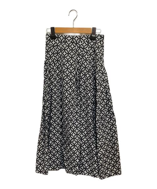 DRESSTERIOR（ドレステリア）DRESSTERIOR (ドレステリア) オーバーラップサークルタックスカート グレー×ブラック サイズ:SIZE 36 (S)の古着・服飾アイテム