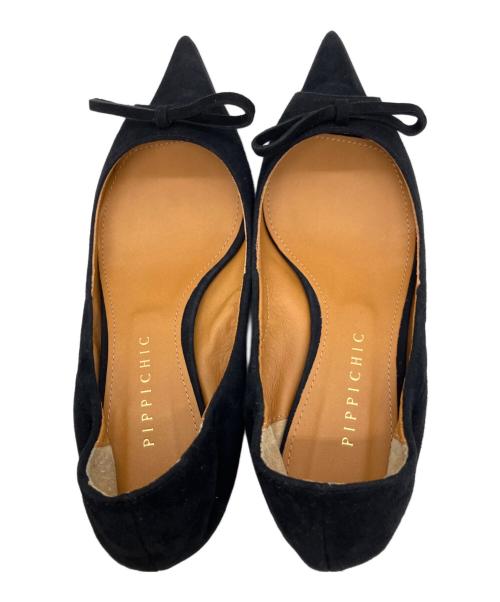 Pippichic（ピッピシック）Pippichic (ピッピシック) リボンパンプス ブラック サイズ:35 1/2の古着・服飾アイテム