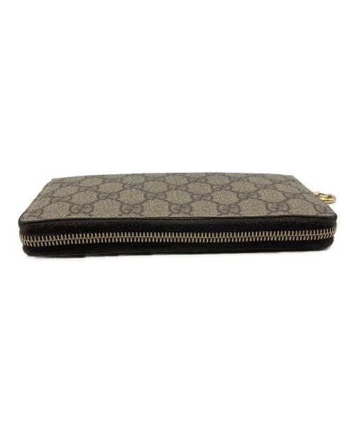 GUCCI（グッチ）GUCCI (グッチ) ラウンドファスナー財布 ベージュの古着・服飾アイテム