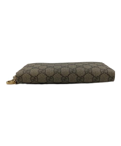 GUCCI（グッチ）GUCCI (グッチ) ラウンドファスナー財布 ベージュの古着・服飾アイテム