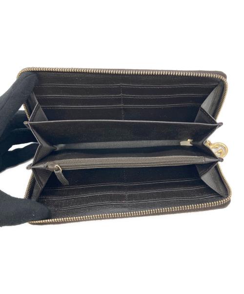 GUCCI（グッチ）GUCCI (グッチ) ラウンドファスナー財布 ベージュの古着・服飾アイテム