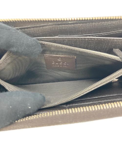 GUCCI（グッチ）GUCCI (グッチ) ラウンドファスナー財布 ベージュの古着・服飾アイテム