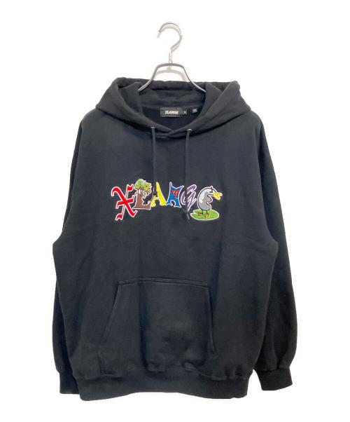 X-LARGE（エクストララージ）X-LARGE (エクストララージ) PERSONALS フーディースウェット ブラック サイズ:SIZE L (US M)の古着・服飾アイテム