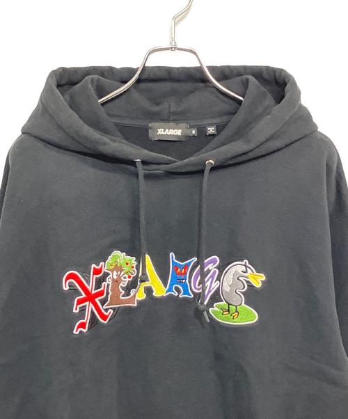 X-LARGE（エクストララージ）X-LARGE (エクストララージ) PERSONALS フーディースウェット ブラック サイズ:SIZE L (US M)の古着・服飾アイテム