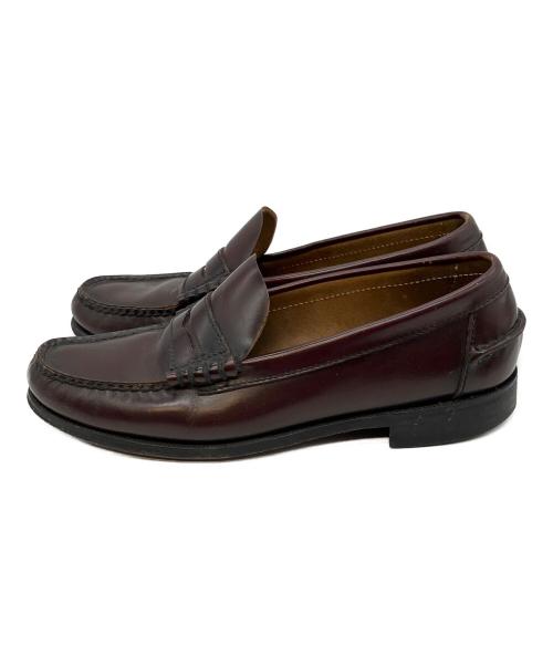 Florsheim（フローシャイム）Florsheim (フローシャイム) モックトゥペニーローファー チェリー サイズ:SIZE 7 1/2 (25.5cm)の古着・服飾アイテム