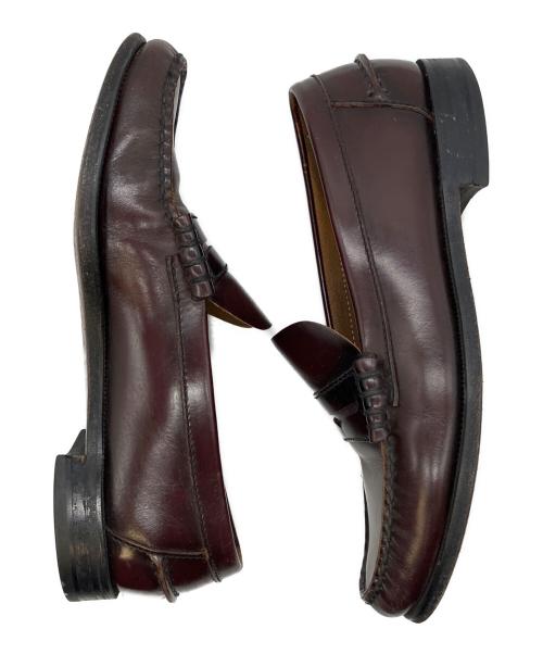 Florsheim（フローシャイム）Florsheim (フローシャイム) モックトゥペニーローファー チェリー サイズ:SIZE 7 1/2 (25.5cm)の古着・服飾アイテム