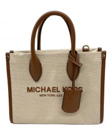 MICHAEL KORS（マイケル・コース）の古着「2WAYショルダーバッグ」｜ブラウン×ベージュ