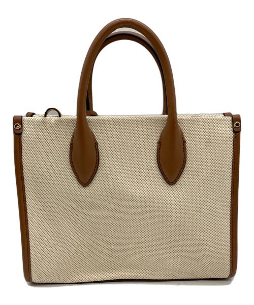 MICHAEL KORS（マイケル・コース）MICHAEL KORS (マイケル・コース) 2WAYショルダーバッグ ブラウン×ベージュの古着・服飾アイテム