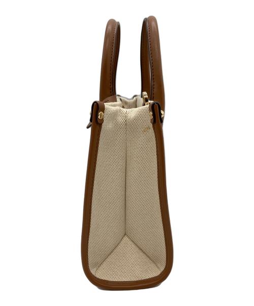 MICHAEL KORS（マイケル・コース）MICHAEL KORS (マイケル・コース) 2WAYショルダーバッグ ブラウン×ベージュの古着・服飾アイテム