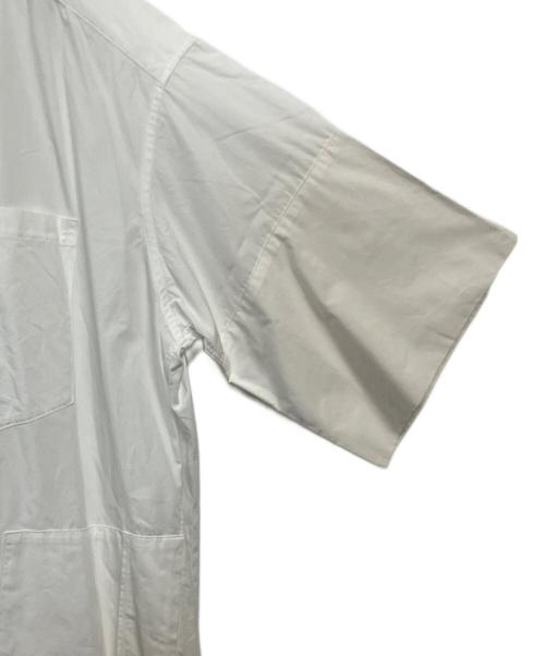 ticca（ティッカ）ticca (ティッカ) キーネック ノーカラーワンピース ホワイト サイズ:SIZE Freeの古着・服飾アイテム