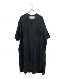 ticca（ティッカ）の古着「SOMELOS リネンワンピース」｜ブラック