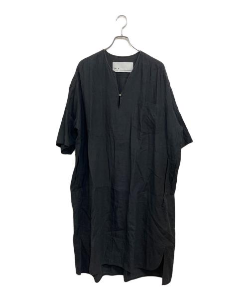 ticca（ティッカ）ticca (ティッカ) SOMELOS リネンワンピース ブラック サイズ:SIZE Freeの古着・服飾アイテム