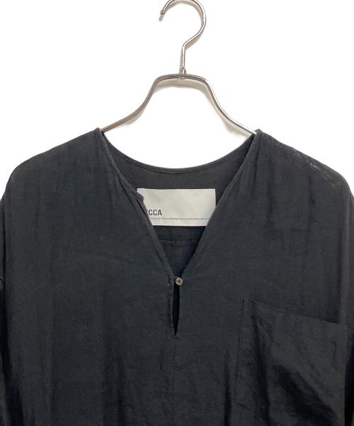 ticca（ティッカ）ticca (ティッカ) SOMELOS リネンワンピース ブラック サイズ:SIZE Freeの古着・服飾アイテム