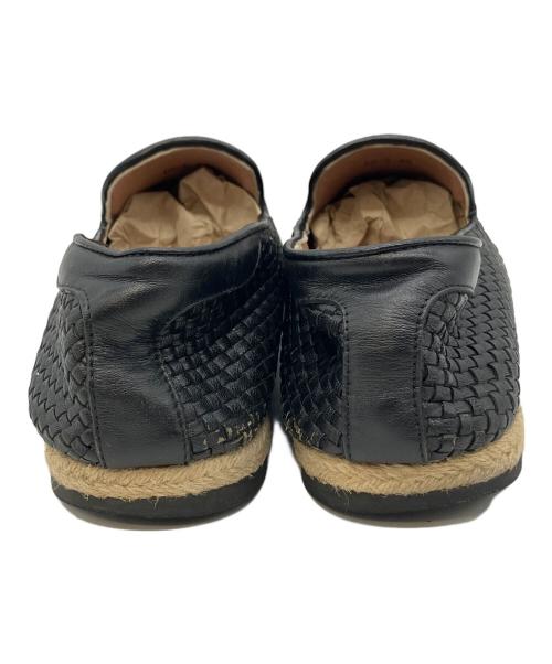 BOTTEGA VENETA（ボッテガベネタ）BOTTEGA VENETA (ボッテガベネタ) エスパドリーユ ブラック サイズ:SIZE 43 (28cm)の古着・服飾アイテム