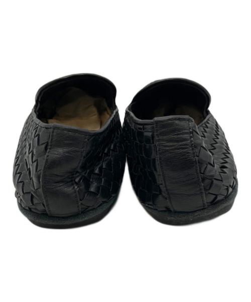 BOTTEGA VENETA（ボッテガベネタ）BOTTEGA VENETA (ボッテガベネタ) レザースリッポン ブラック サイズ:SIZE 43 (28cm)の古着・服飾アイテム