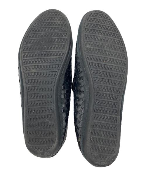 BOTTEGA VENETA（ボッテガベネタ）BOTTEGA VENETA (ボッテガベネタ) レザースリッポン ブラック サイズ:SIZE 43 (28cm)の古着・服飾アイテム