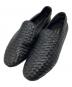 BOTTEGA VENETA（ボッテガベネタ）の古着「レザースリッポン」｜ブラック