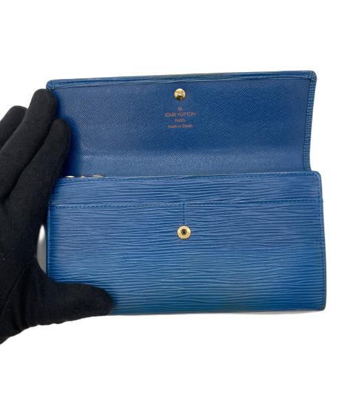 LOUIS VUITTON（ルイ ヴィトン）LOUIS VUITTON (ルイ ヴィトン) 長財布 ブルーの古着・服飾アイテム