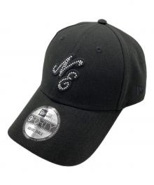 New Era（ニューエラ）の古着「9FORTY Rhinestone Classic Logo」｜ブラック