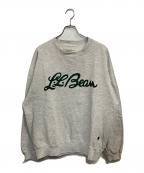 L.L.Bean×RUSSELL ATHLETICエルエルビーン×ラッセルアスレチック）の古着「'90s ロゴパッチスウェットシャツ」｜グレー