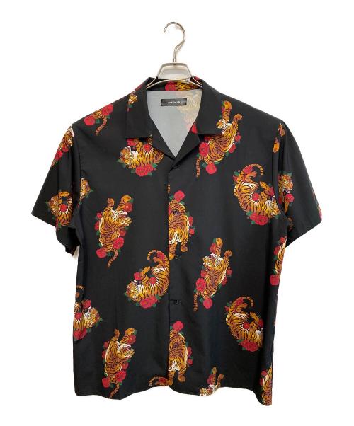 A'GEM/9（エージェムナイン）A'GEM/9 (エージェムナイン) 半袖シャツ ブラック サイズ:SIZE Freeの古着・服飾アイテム