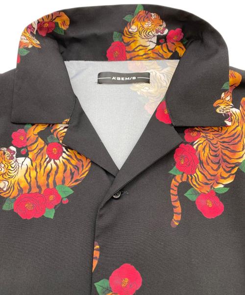 A'GEM/9（エージェムナイン）A'GEM/9 (エージェムナイン) 半袖シャツ ブラック サイズ:SIZE Freeの古着・服飾アイテム