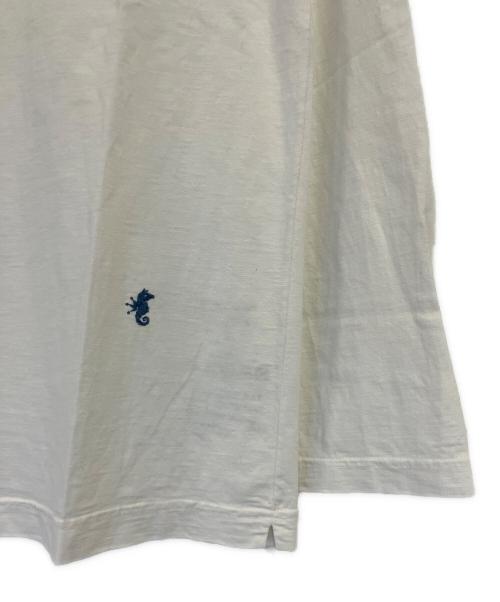 45rpm（45アールピーエム）45rpm (45アールピーエム) 2022年 45周年限定モックネック 長袖Ｔシャツ ホワイト サイズ:2の古着・服飾アイテム