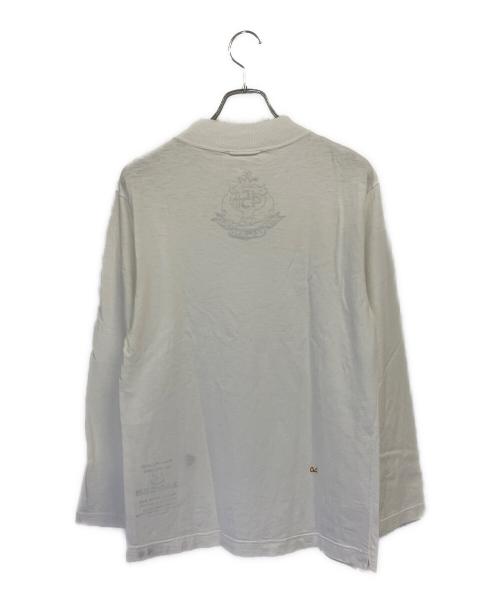 45rpm（45アールピーエム）45rpm (45アールピーエム) 2022年 45周年限定モックネック 長袖Ｔシャツ ホワイト サイズ:2の古着・服飾アイテム