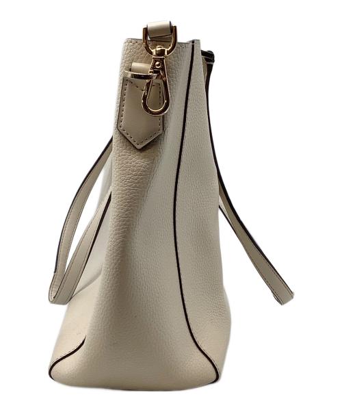 MICHAEL KORS（マイケル・コース）MICHAEL KORS (マイケル・コース) トートバッグ ホワイトの古着・服飾アイテム